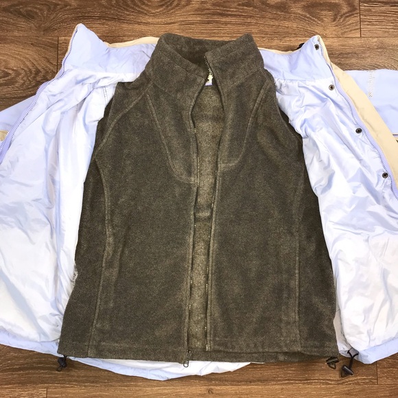 Columbia Sportswear Company Bugaboo Women’s Baby Blue 2-N-1 Winter Jacket Sz XL - Picture 11 of 13